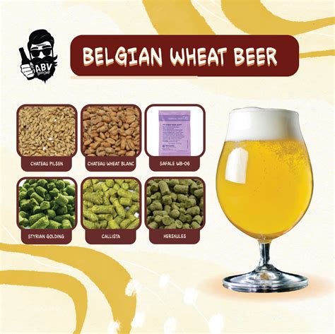 Set nguyên liệu – Belgian Wheat Beer – ABV Beer Shop