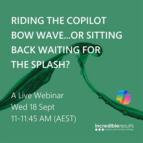 ...it's going to be incredible - now I would say that wouldn't I 🤣 ...