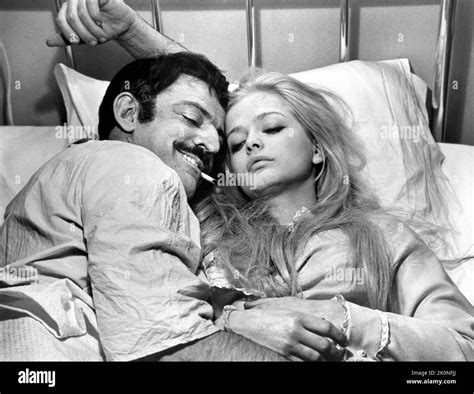 John Astin, Ewa Aulin, on-set of the Film, "Candy", Cinerama Releasing ...