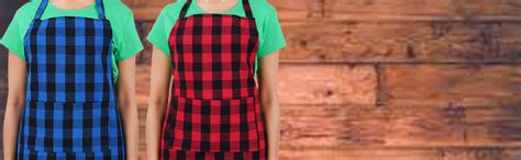 Buy COMFORT WEAVE 100% Cotton Kitchen Apron Free Size - 65 X 80 cms ...