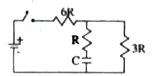For the given circuit shown in figure below, time constant is