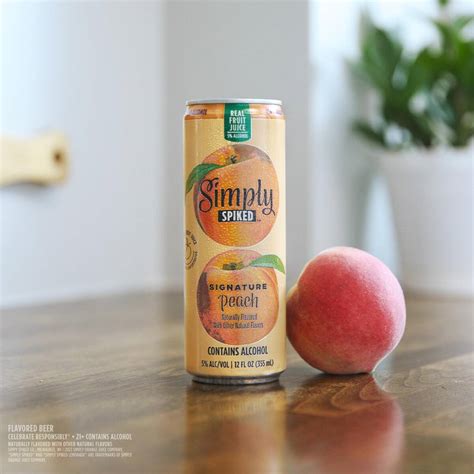 The New Simply Spiked Juicy Peach Bursts with Refreshing Flavor