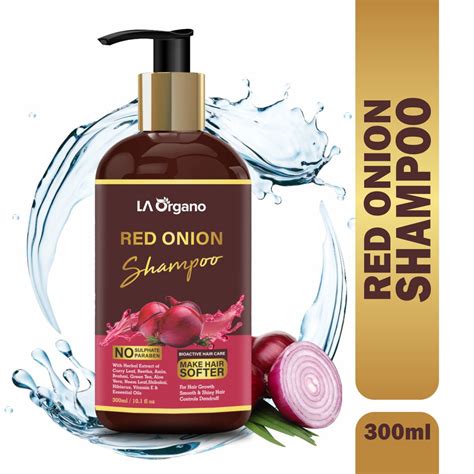 Red Onion Oil Shampoo - LA Organo