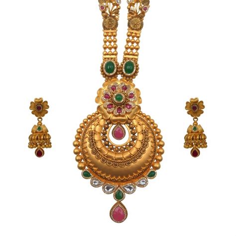 Buy quality Antique 22k gold rajwadi necklace in Rajkot