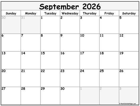 September 2026 calendar | free printable calendars