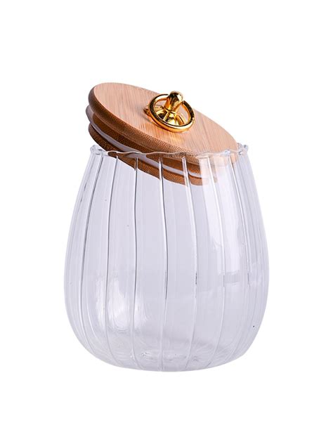 Borosilicate Glass Storage Jar - 650Ml, Glass Texture - Market99 – MARKET99