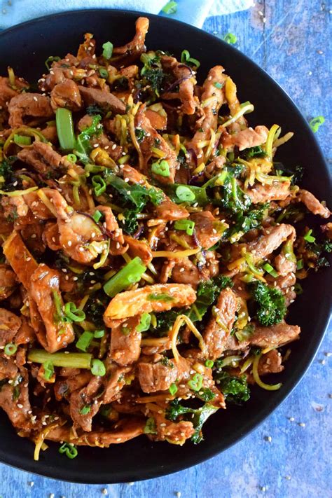 Healthy Moo Shu Pork - Lord Byron's Kitchen