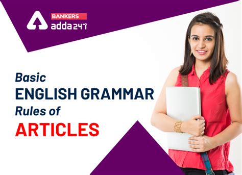 Basic English Grammar Rules Of Articles