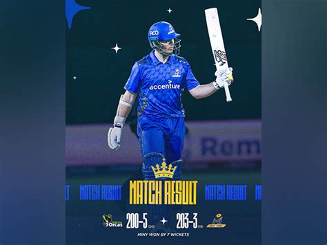 Major League Cricket: Monak's knock helped MI New York beat Seattle Orcas