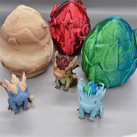 Elemental Baby Dragon & Egg