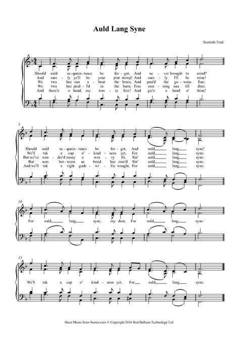 Auld Lang Syne Lyrics English Printable, Web free auld lang syne by ...