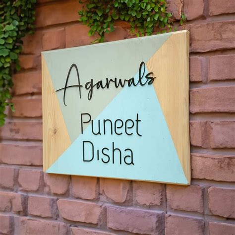 Buy Customized Name Plates for Home online in India!