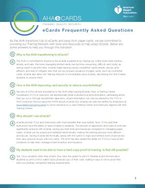 Fillable Online How to Claim and View your AHA eCardAmerican Heart ...