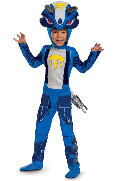 Buy Triceratops Dinozord Deluxe Costume for Kids, Officially Licensed ...