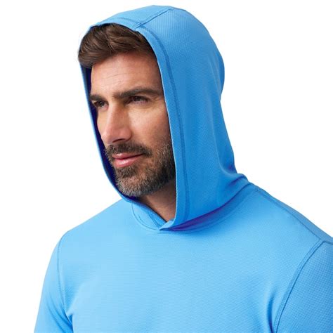 Free Country Adult Unisex Blue Knit Long Sleeve Hoodie (Large ...