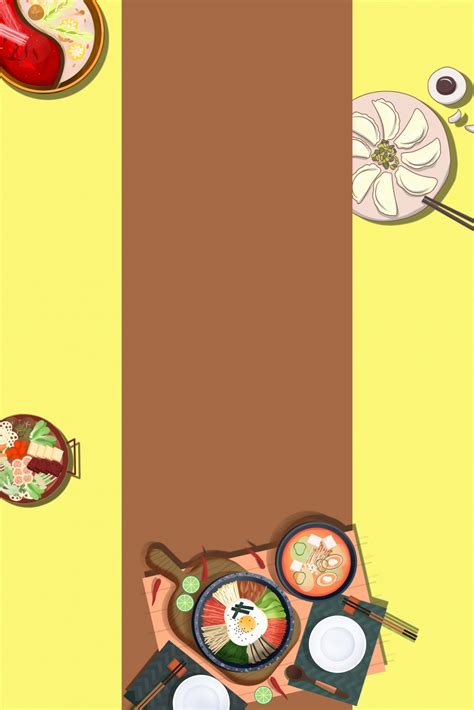 美食小清新餐厅海报PSD分层背景_背景素材_食物背景共享免费下载 - 花猫素材网 (Color Puss)