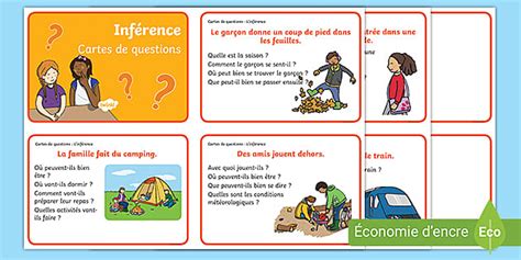 Cartes de question : Les inférences