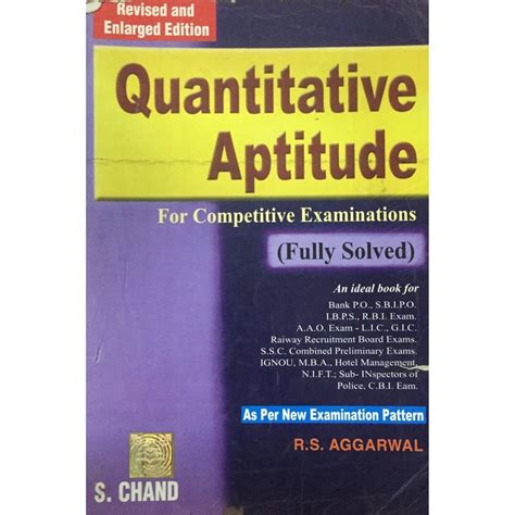 Quantitative Aptitude (Fully Solved) by R A Aggarwal – Inspire Bookspace