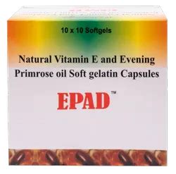 Pharmaceutical Capsules - Natural Vitamin E and Evening Primrose Oil ...