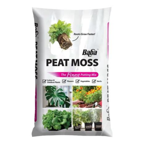 5L Premium BABA Peat Moss Soil Amendment Fertiliser Indoor House Home ...