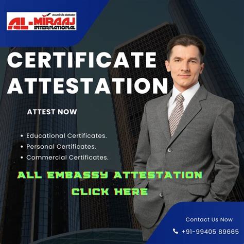 Certificate Attestation Services