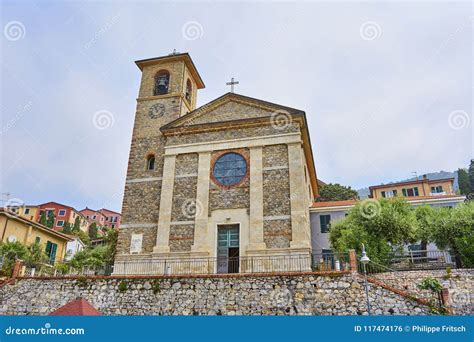 Chiesa Stella Maris - Church of Mary`s Star - Tellaro Stock Photo - Image of tower, architecture ...
