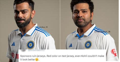 WI vs IND: Fans Fume As BCCI Releases Team India's New Test Kit With ...