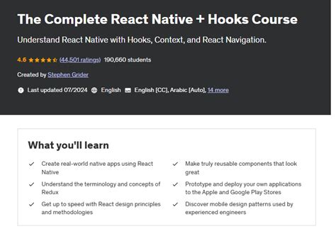 Image result for React Native Course Udemy