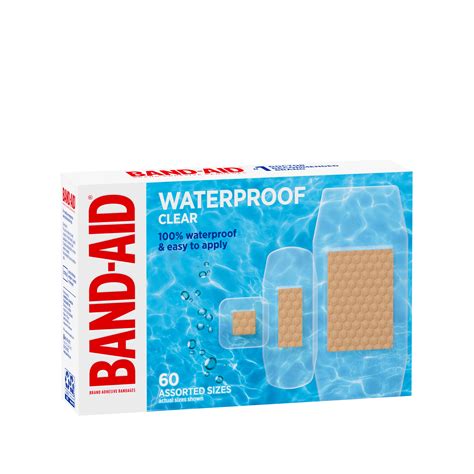 Band-Aid Waterproof Clear Bandages - Assorted Sizes - Shop Bandages ...