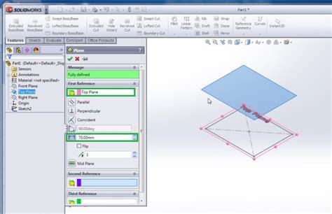 Solidworks Lofted Boss/Base 的图像结果