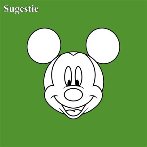 Forme din polistiren alb - Mikey Mouse