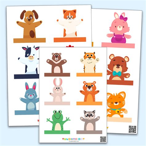 Printable Finger Puppet Template Pdf - Free Printable Download