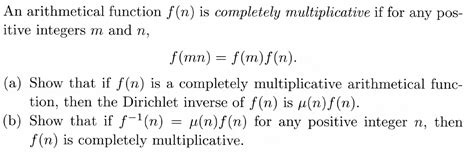 Image result for A Function Which Is Multiplicative but Not Totally Multiplicative Example