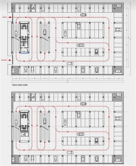 Office Building Floor Plan with Two Separate Areas