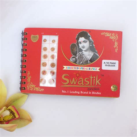 Assorted Design and Multicolour Stone Border Fancy Velvet Bridal Bindi ...