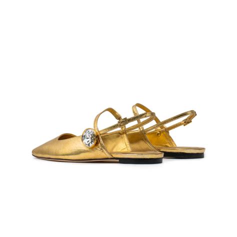 Urania | Women's Luxury Embellished Ballet Flat | Nicoli Shoes