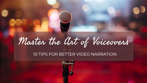 Image result for Voice Over Tips and Tricks
