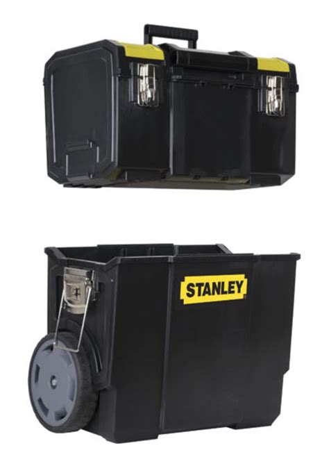 1-70-327 Stanley | Stanley 2 in 1 2 drawers Plastic Tool Box 2 Wheels ...