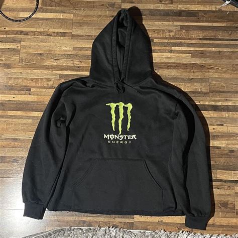 Heavyweight monster energy hoodie Great condition no... - Depop
