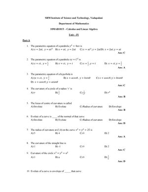 Mathematics question pool - Practice question set2 - Question: Use a ...