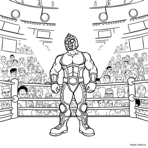 Rey Mysterio Coloring
