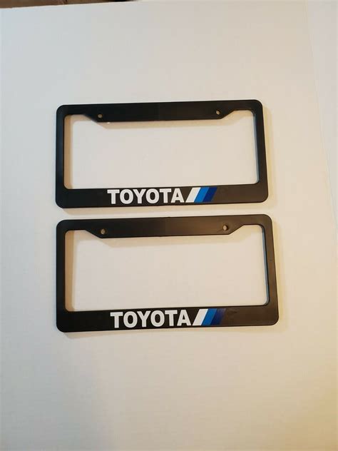 Toyota License Plate Frames Amazon at Tyson Walsh blog