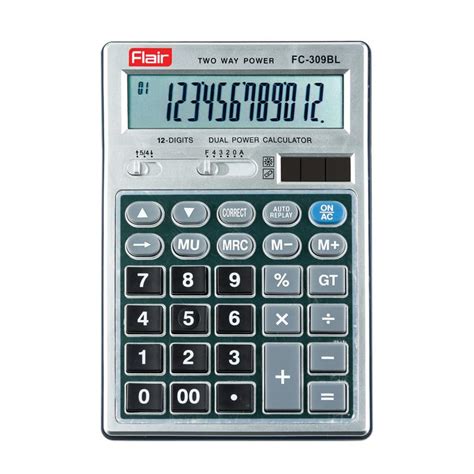 Flair FC-309 Desktop Series Calculator | Best Key Layout | GT Keys with ...