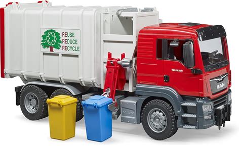 Buy Bruder Man TGS Side Loading Garbage Truck at Ubuy India
