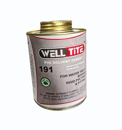 PVC Solvent - 473ml Well Tite PVC Solvent Manufacturer from Ahmedabad