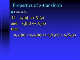 Correlation Property of Z Transform Example 的图像结果