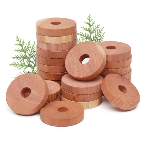 Moth Repellent For Wardrobes 48 Cedar Rings For Clothes Drawers ...