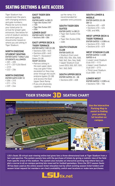 Image result for LSU Football Seating Chart