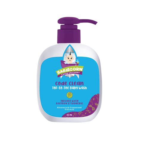 Buy Babiecorn 3 in 1 Baby Top-to-Toe Wash with Saffron, Aloevera ...