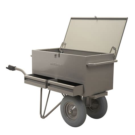 18757 Professional tool wheelbarrow with drawers, two wheels - MATADOR